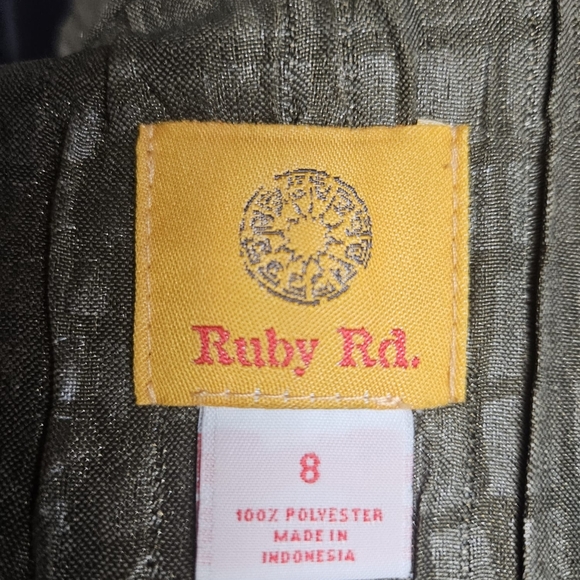 Ruby Rd Green Utility Jacket with Classic Design - Picture 3 of 6